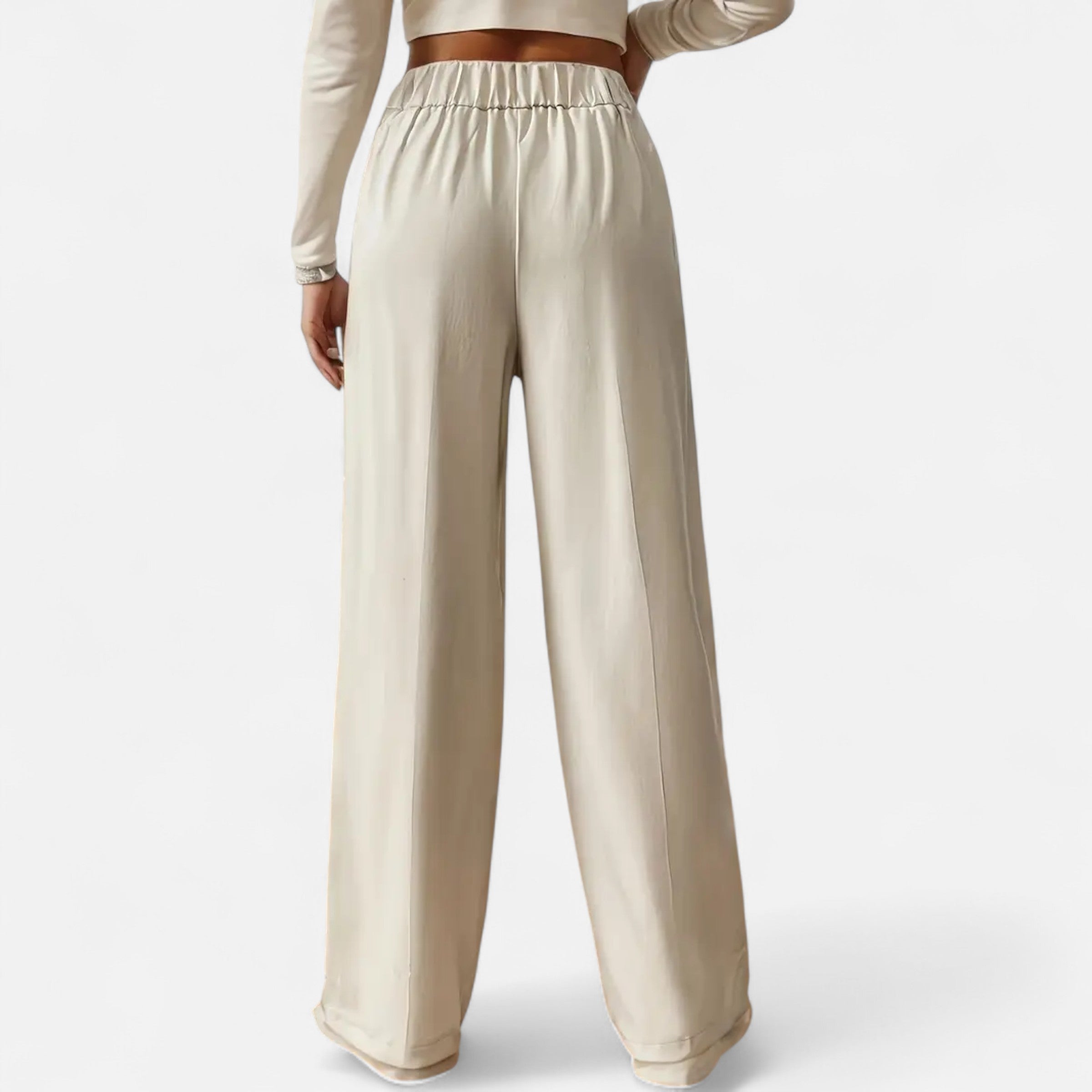 Belavoire | Women’s High-Waist Straight-Leg Trousers