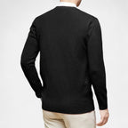Belavoire | Men’s Classic V-Neck Sweater Rayon Blend