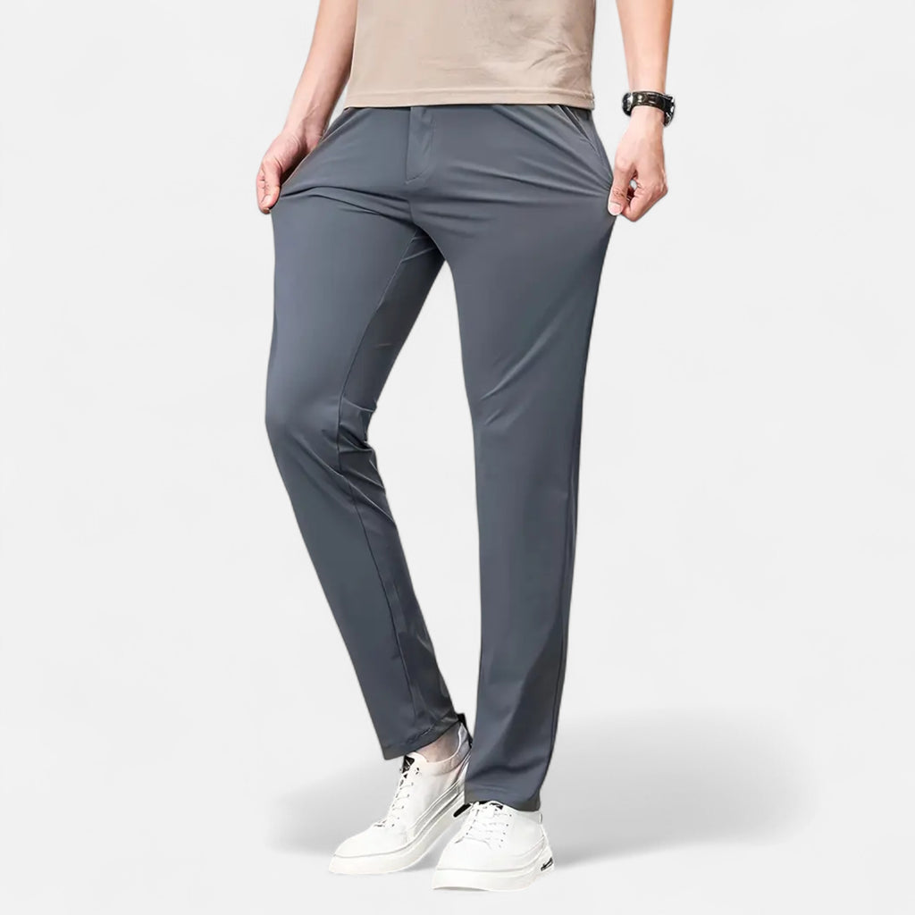 Belavoire | Men’s Slim-Fit Stretch Trousers Classic