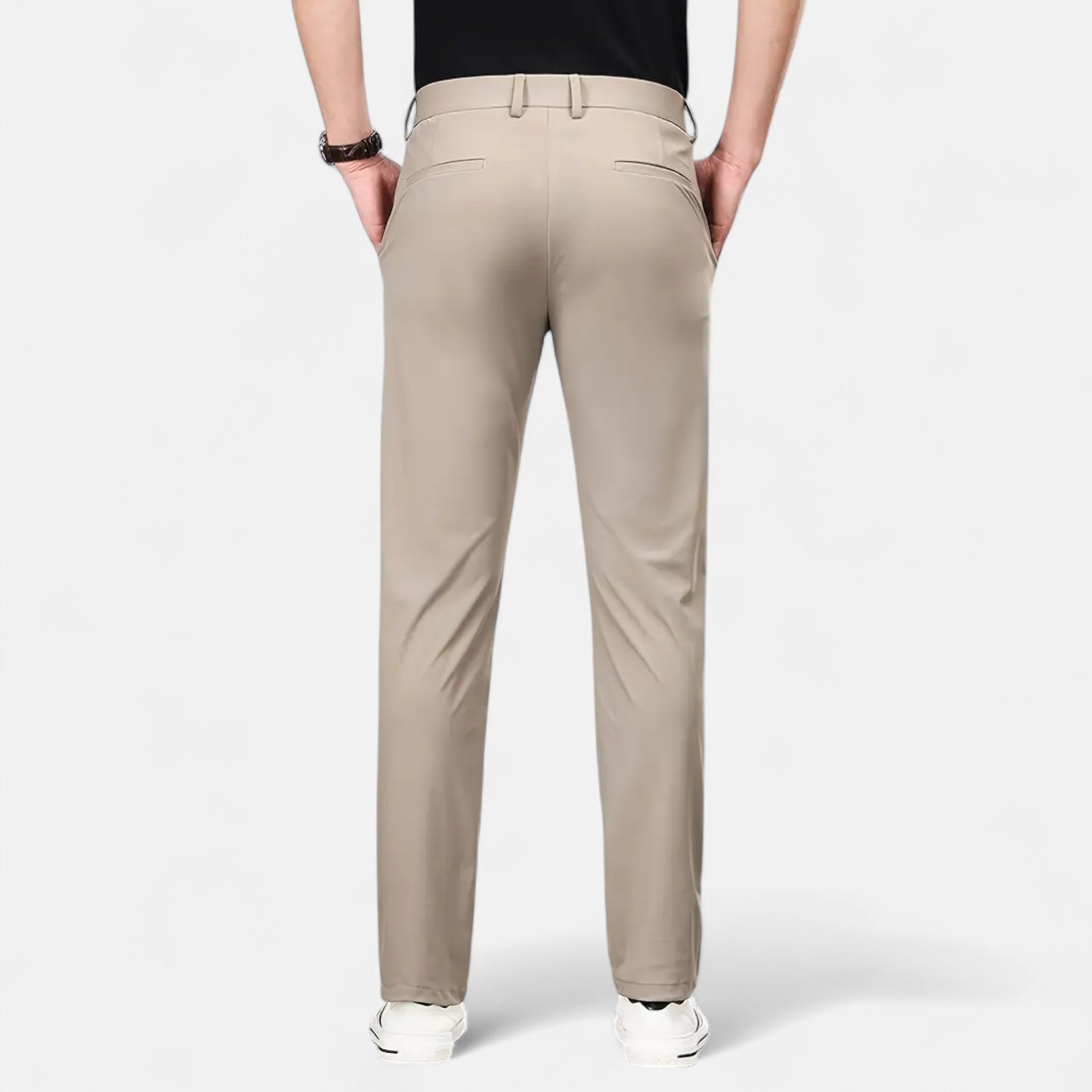 Belavoire | Men’s Slim-Fit Stretch Trousers Classic