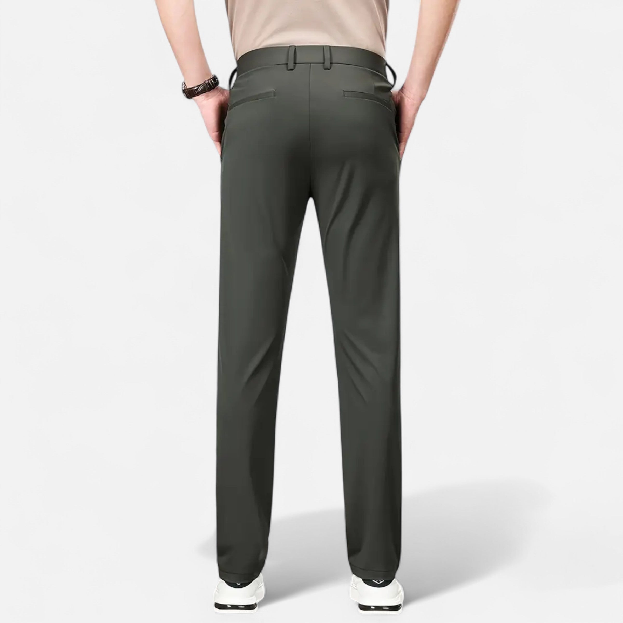 Belavoire | Men’s Slim-Fit Stretch Trousers Classic