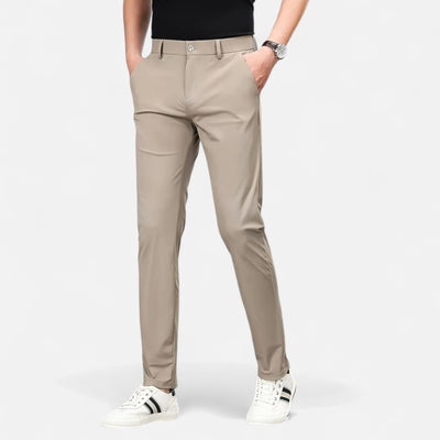Belavoire | Men’s Slim-Fit Stretch Trousers Classic