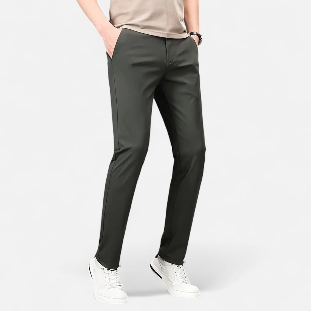 Belavoire | Men’s Slim-Fit Stretch Trousers Classic
