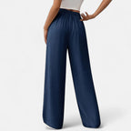 Belavoire | Women’s High-Waist Drawstring Wide-Leg Trousers