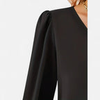 Belavoire | Women’s Chiffon V-Neck Blouse Classic