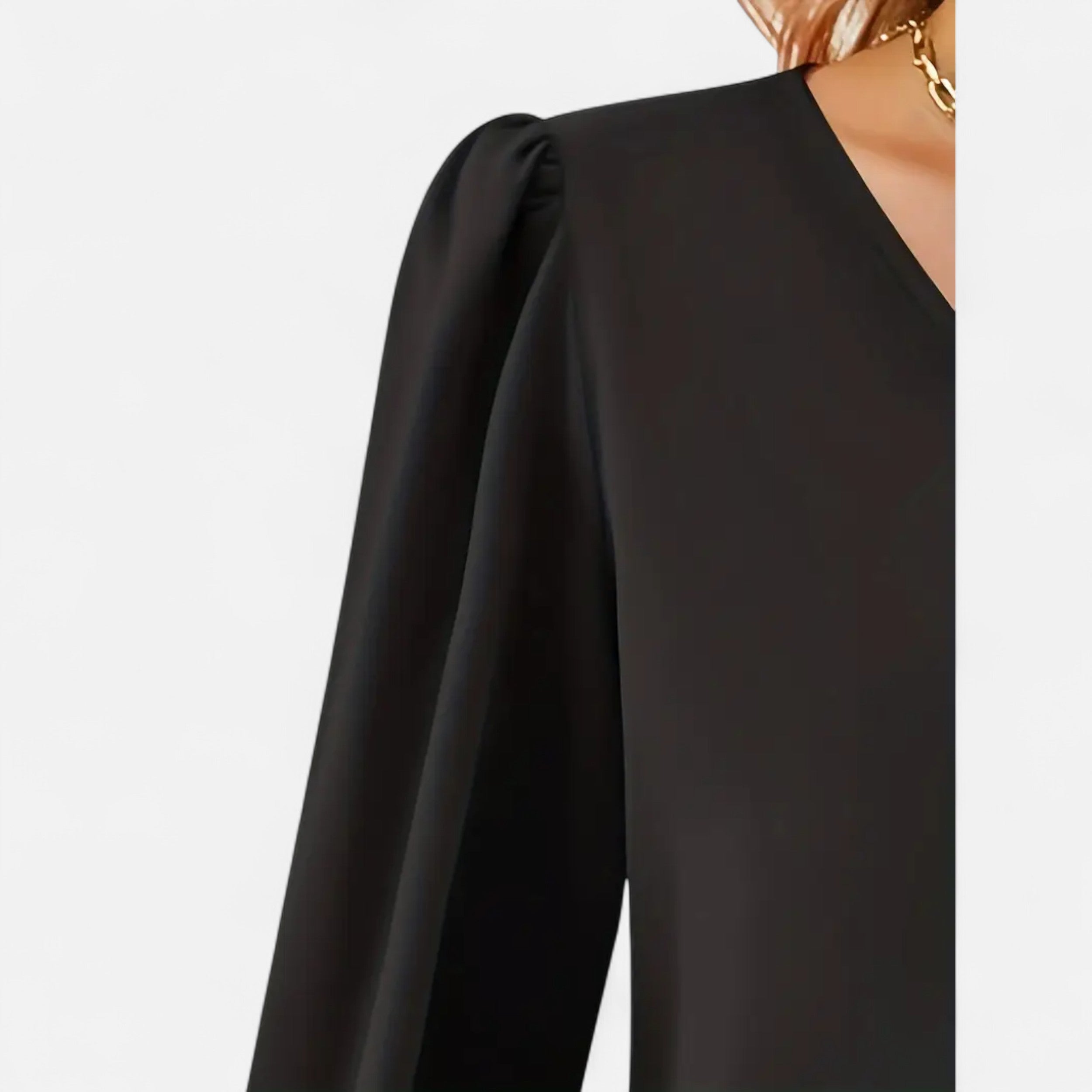 Belavoire | Women’s Chiffon V-Neck Blouse Classic