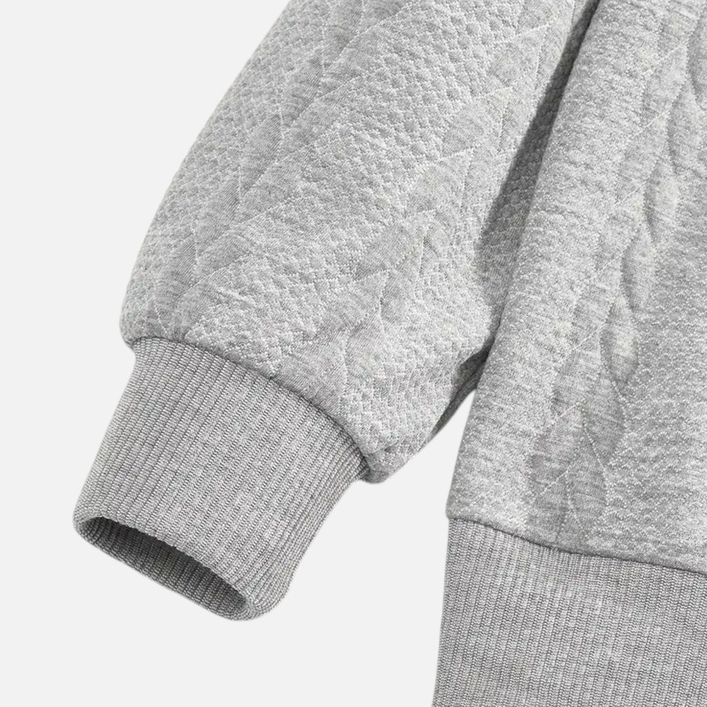 Belavoire | Men’s Zip Henley Sweater with Stand Collar