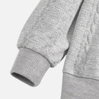 Belavoire | Men’s Zip Henley Sweater with Stand Collar