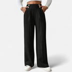 Belavoire | Women’s High-Waist Straight-Leg Trousers