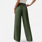 Belavoire | Women’s High-Waist Drawstring Wide-Leg Trousers