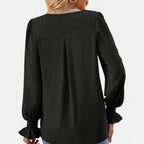 Belavoire | Women’s Chiffon V-Neck Blouse Classic