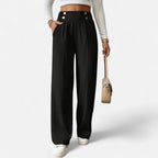 Belavoire | Women’s High-Waist Straight-Leg Trousers