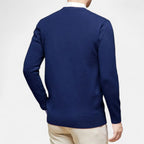 Belavoire | Men’s Classic V-Neck Sweater Rayon Blend