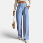 Belavoire | Women’s High-Waist Straight-Leg Trousers