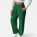 Belavoire | Women’s High-Waist Straight-Leg Trousers