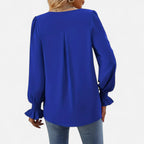 Belavoire | Women’s Chiffon V-Neck Blouse Classic