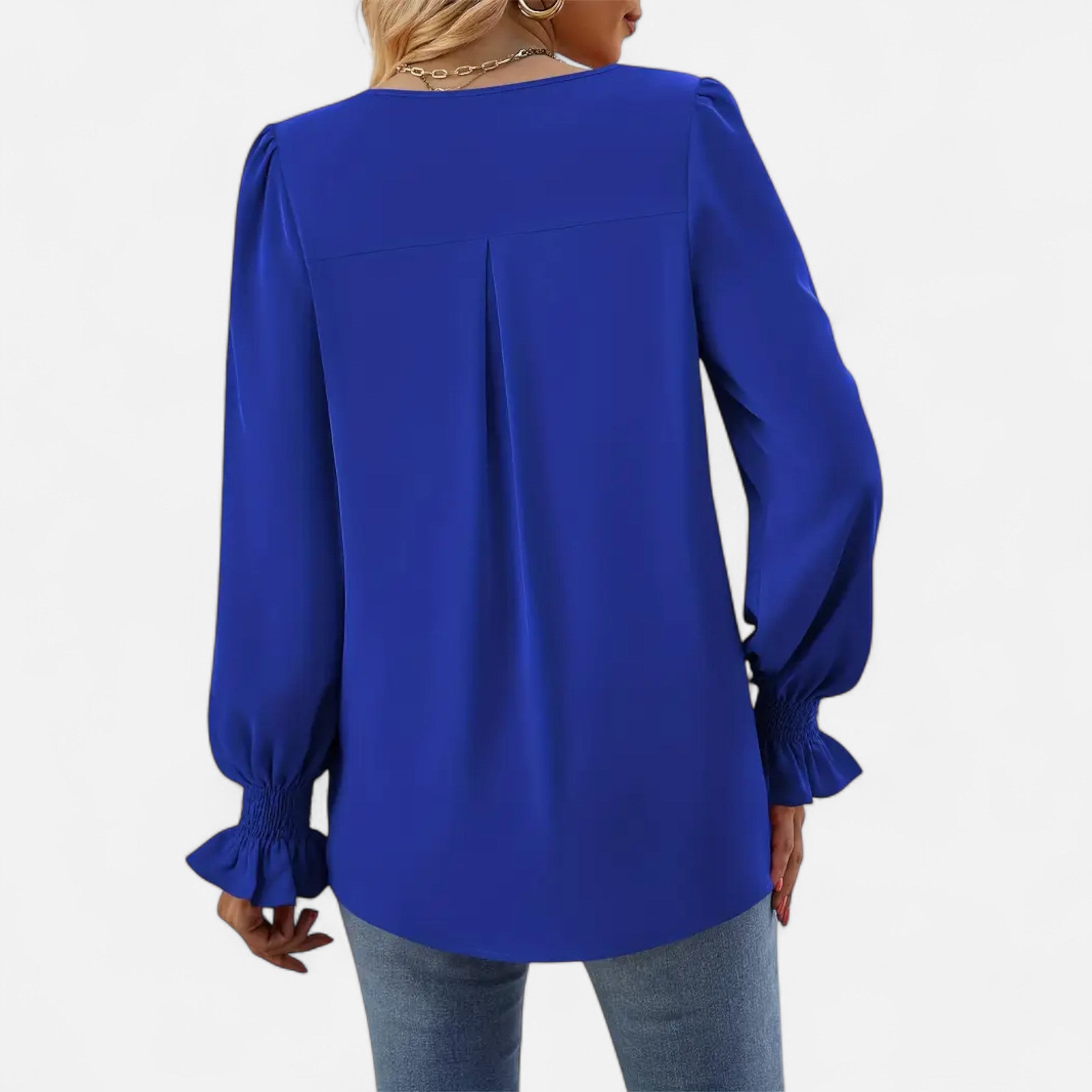 Belavoire | Women’s Chiffon V-Neck Blouse Classic