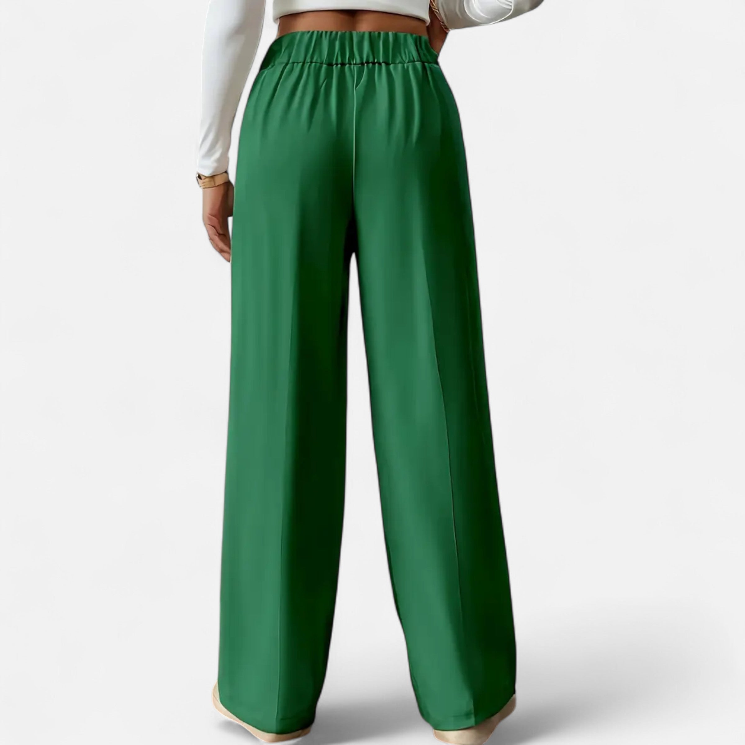 Belavoire | Women’s High-Waist Straight-Leg Trousers