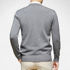 Belavoire | Men’s Classic V-Neck Sweater Rayon Blend