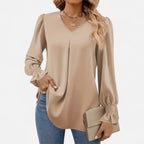 Belavoire | Women’s Chiffon V-Neck Blouse Classic