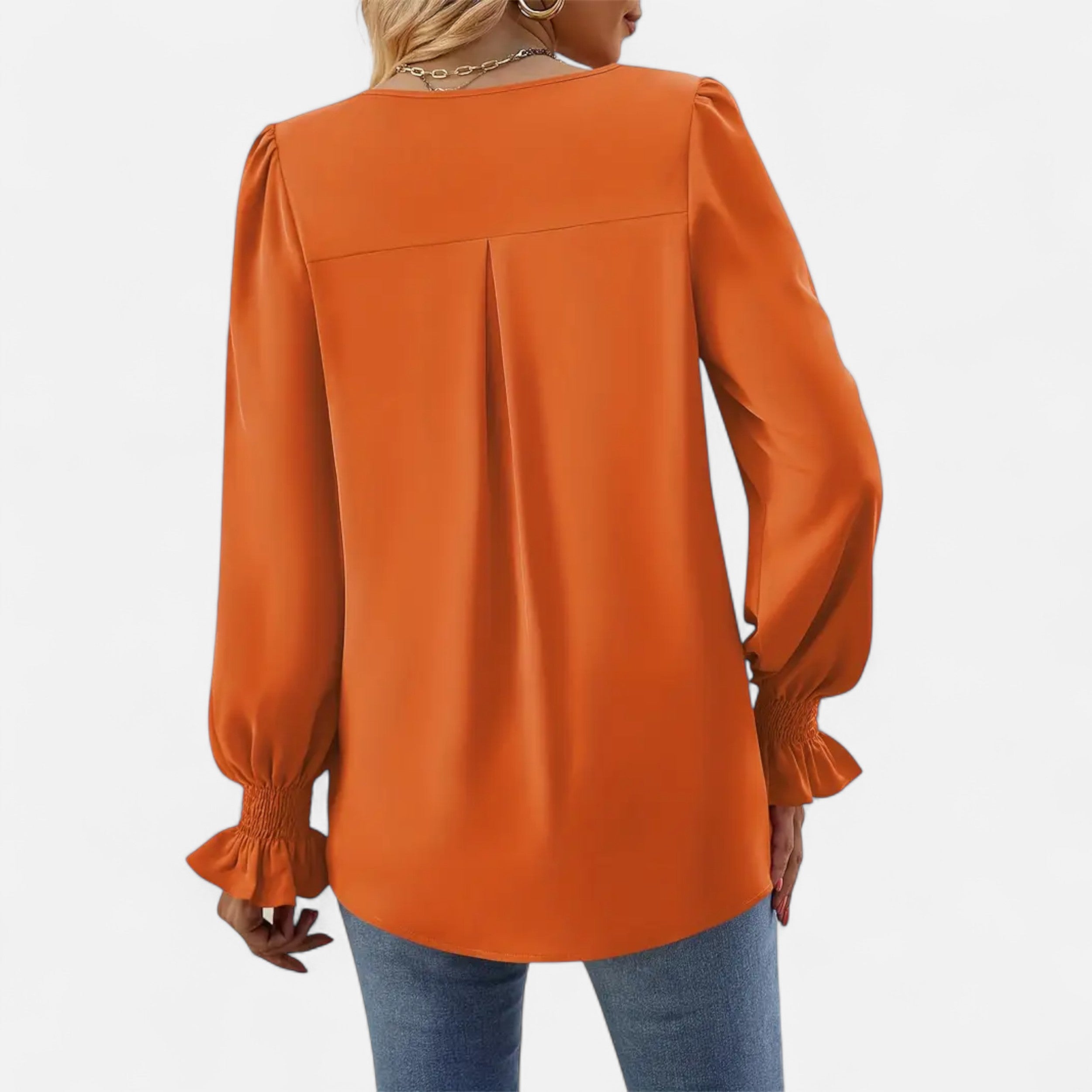 Belavoire | Women’s Chiffon V-Neck Blouse Classic