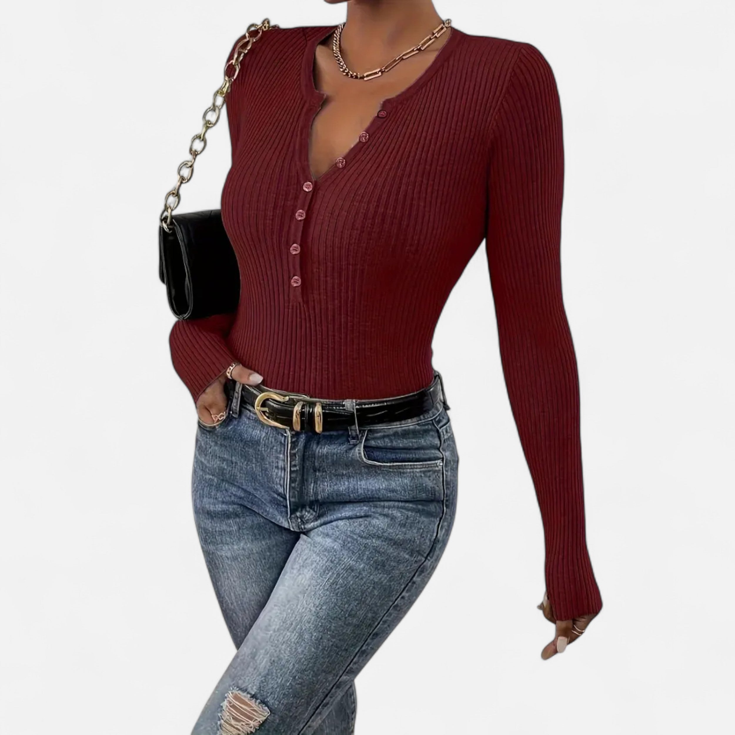 Belavoire | Women’s Elegant Pullover Sweater Heritage Style