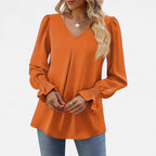 Belavoire | Women’s Chiffon V-Neck Blouse Classic