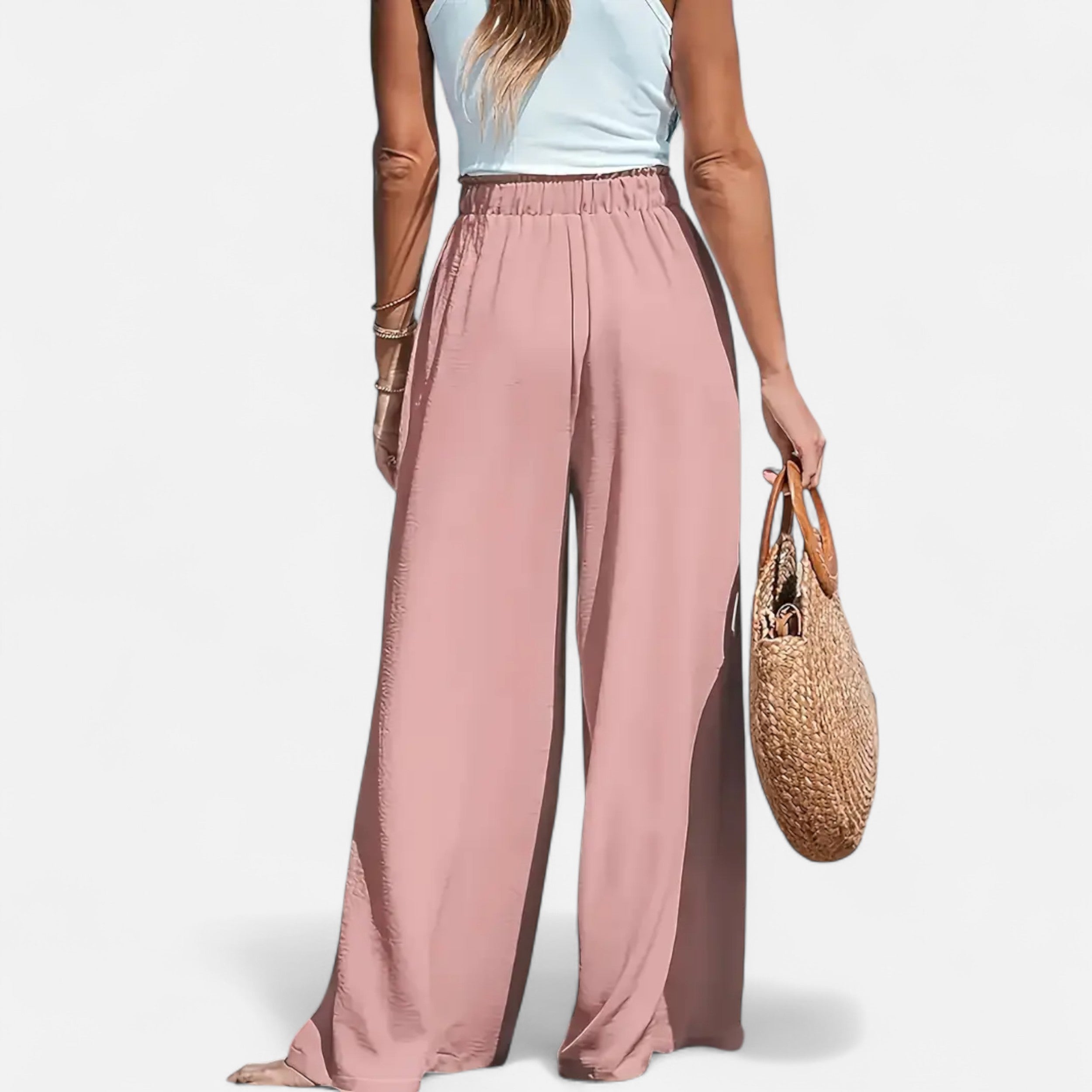 Belavoire | Women’s High-Waist Wide-Leg Trousers Classic