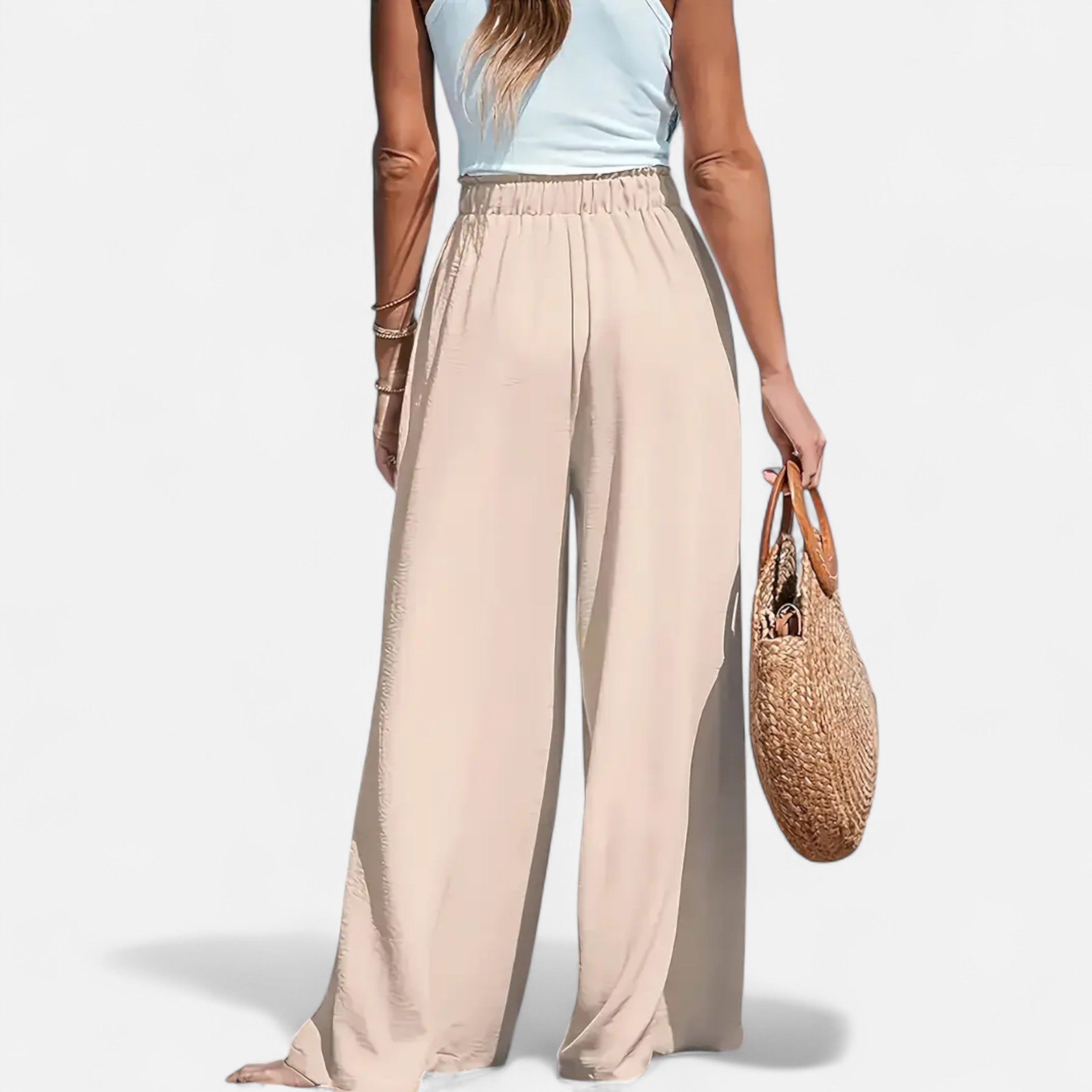 Belavoire | Women’s High-Waist Wide-Leg Trousers Classic