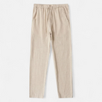 Belavoire | Men’s Loose Fit Linen Trousers Classic