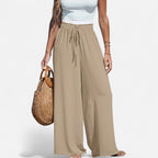 Belavoire | Women’s High-Waist Wide-Leg Trousers Classic