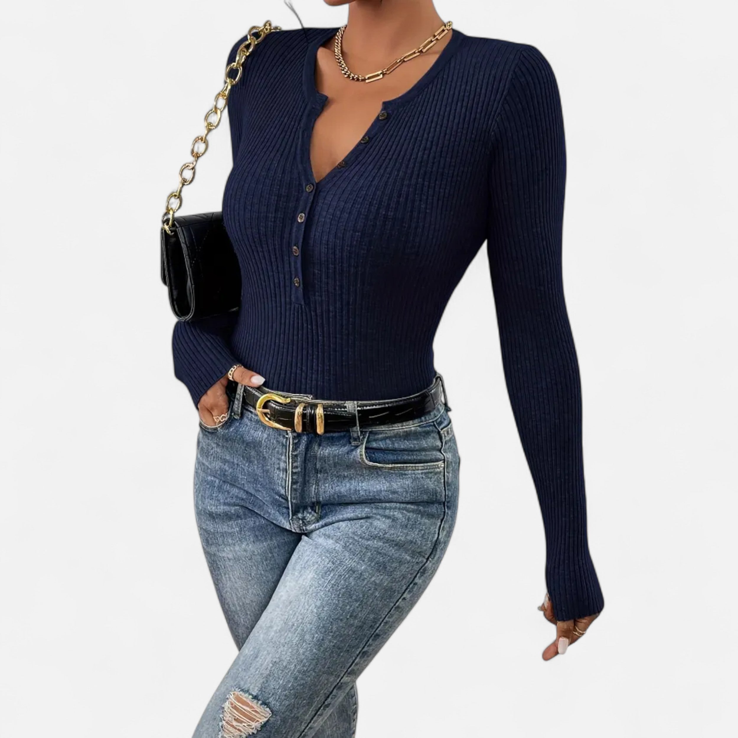 Belavoire | Women’s Elegant Pullover Sweater Heritage Style