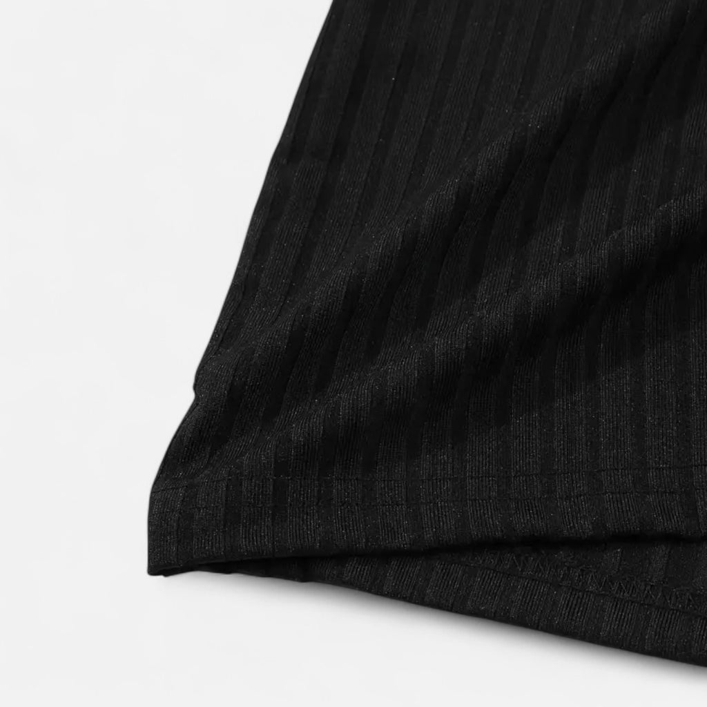 Belavoire | Men’s Ribbed Golf Polo with Zip Lapel