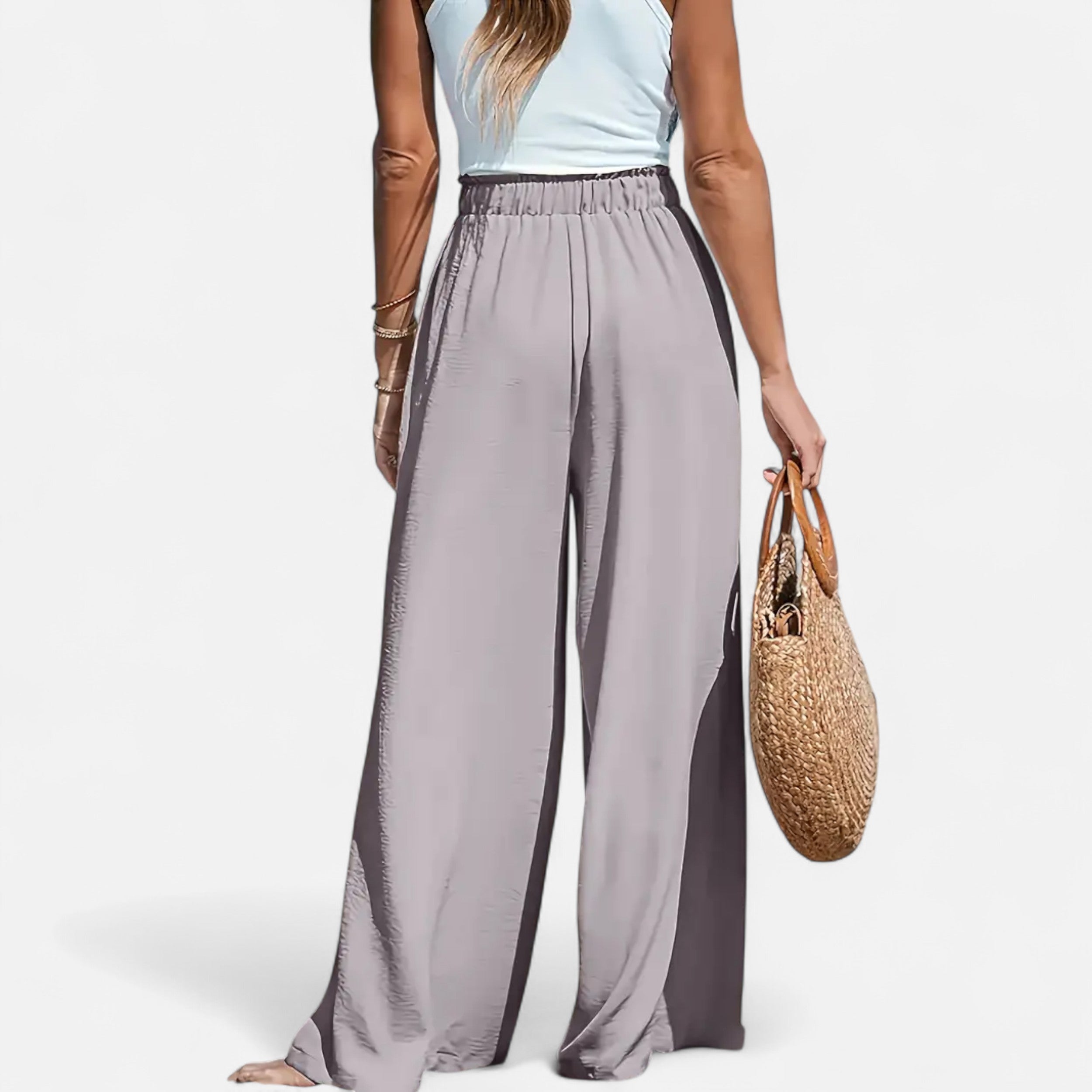 Belavoire | Women’s High-Waist Wide-Leg Trousers Classic