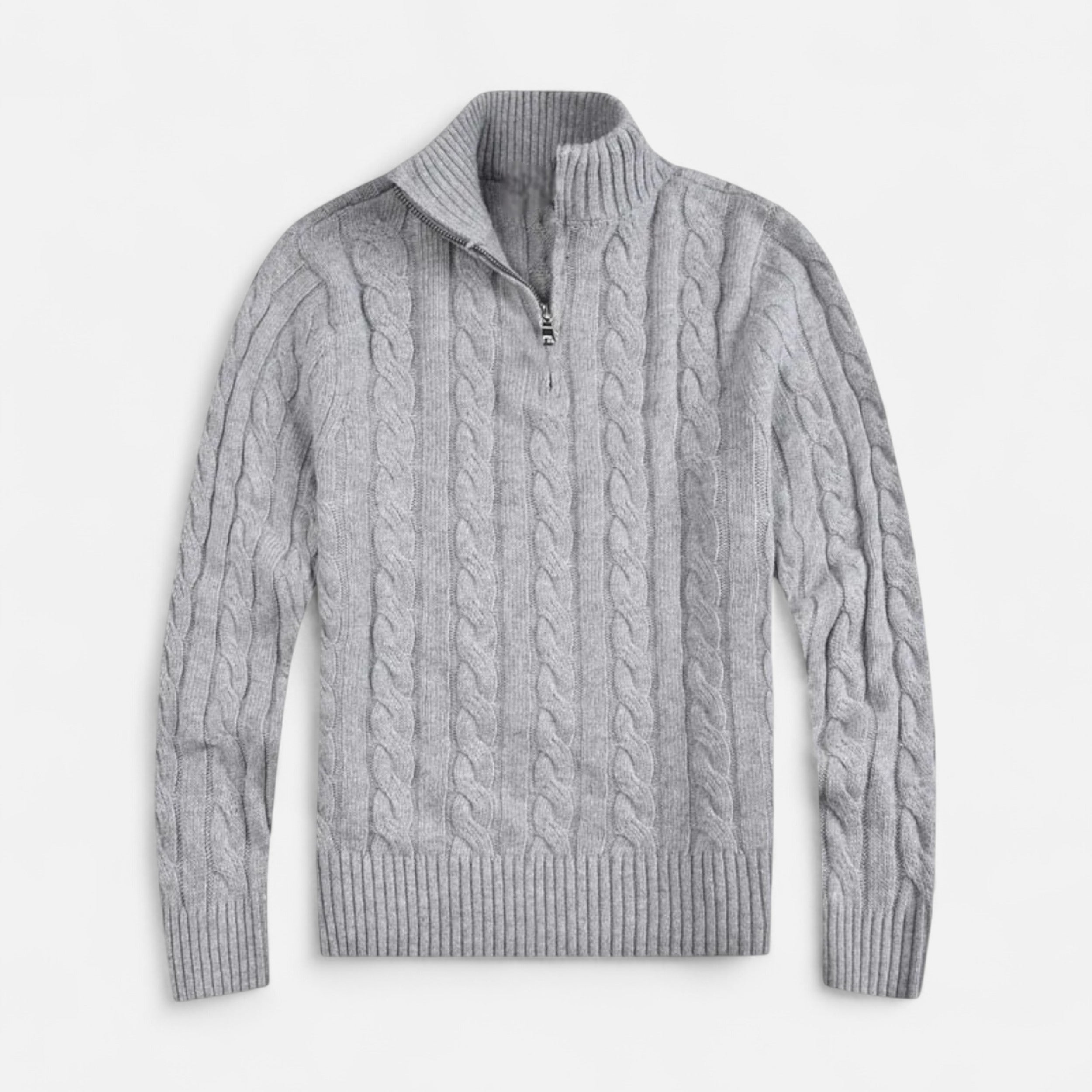 Belavoire | Men’s Half-Zip Cotton Sweater Classic