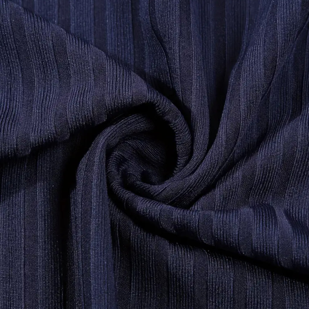 Belavoire | Men’s Ribbed Golf Polo with Zip Lapel