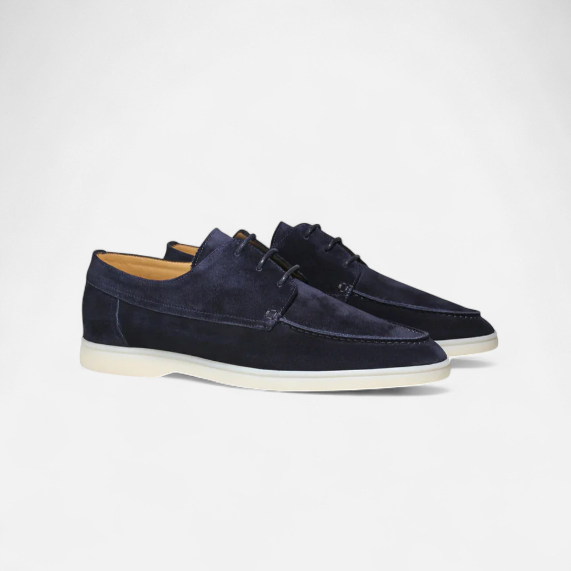 Belavoire | Men’s Suede Loafers with Laces Classic