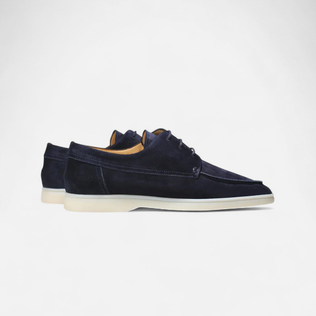 Belavoire | Men’s Suede Loafers with Laces Classic