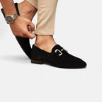 Belavoire | Men’s Suede Horsebit Loafers Classic