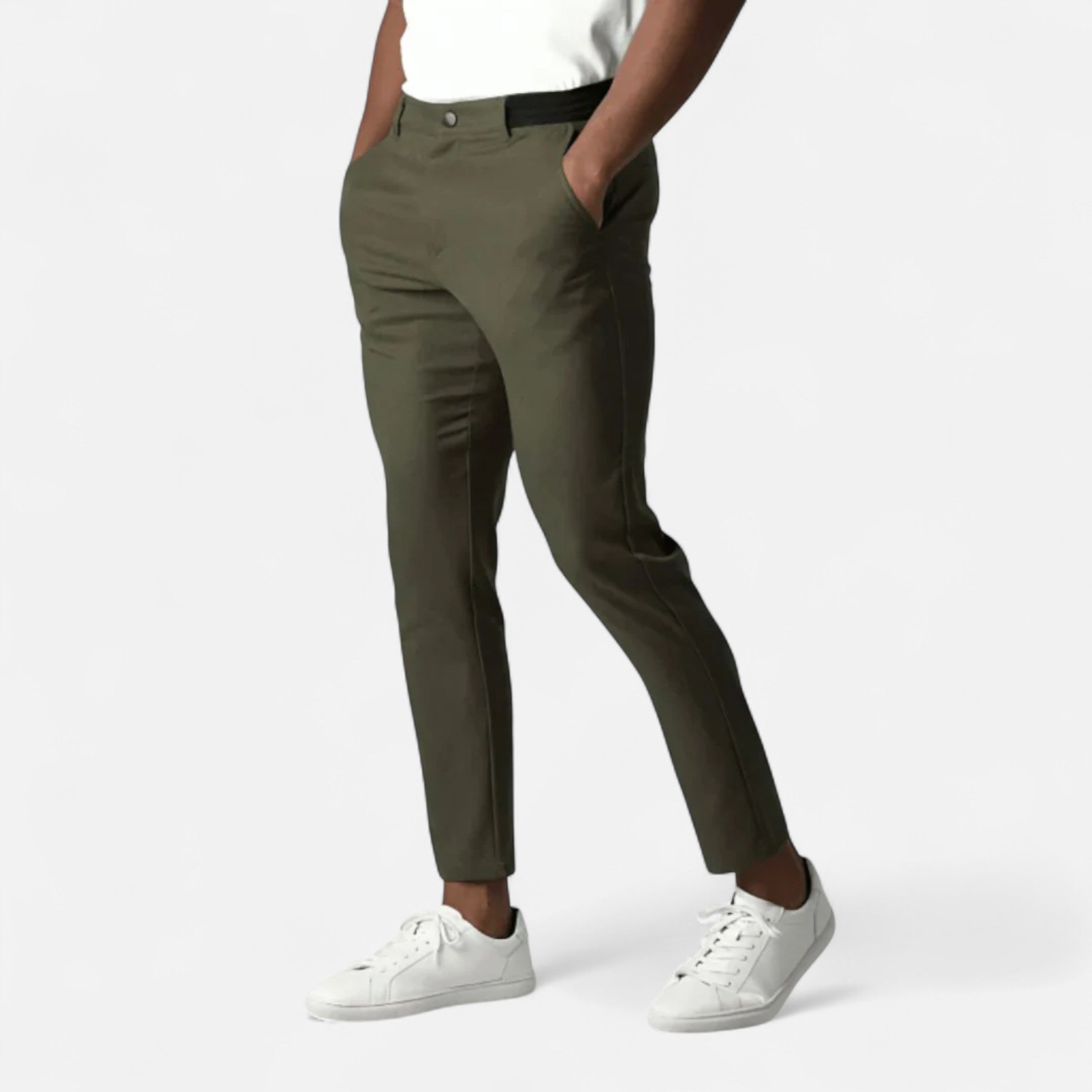 Belavoire | Men’s Slim Fit Stretch Chino Pants Classic