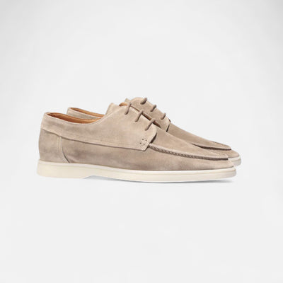 Belavoire | Men’s Suede Loafers with Laces Classic