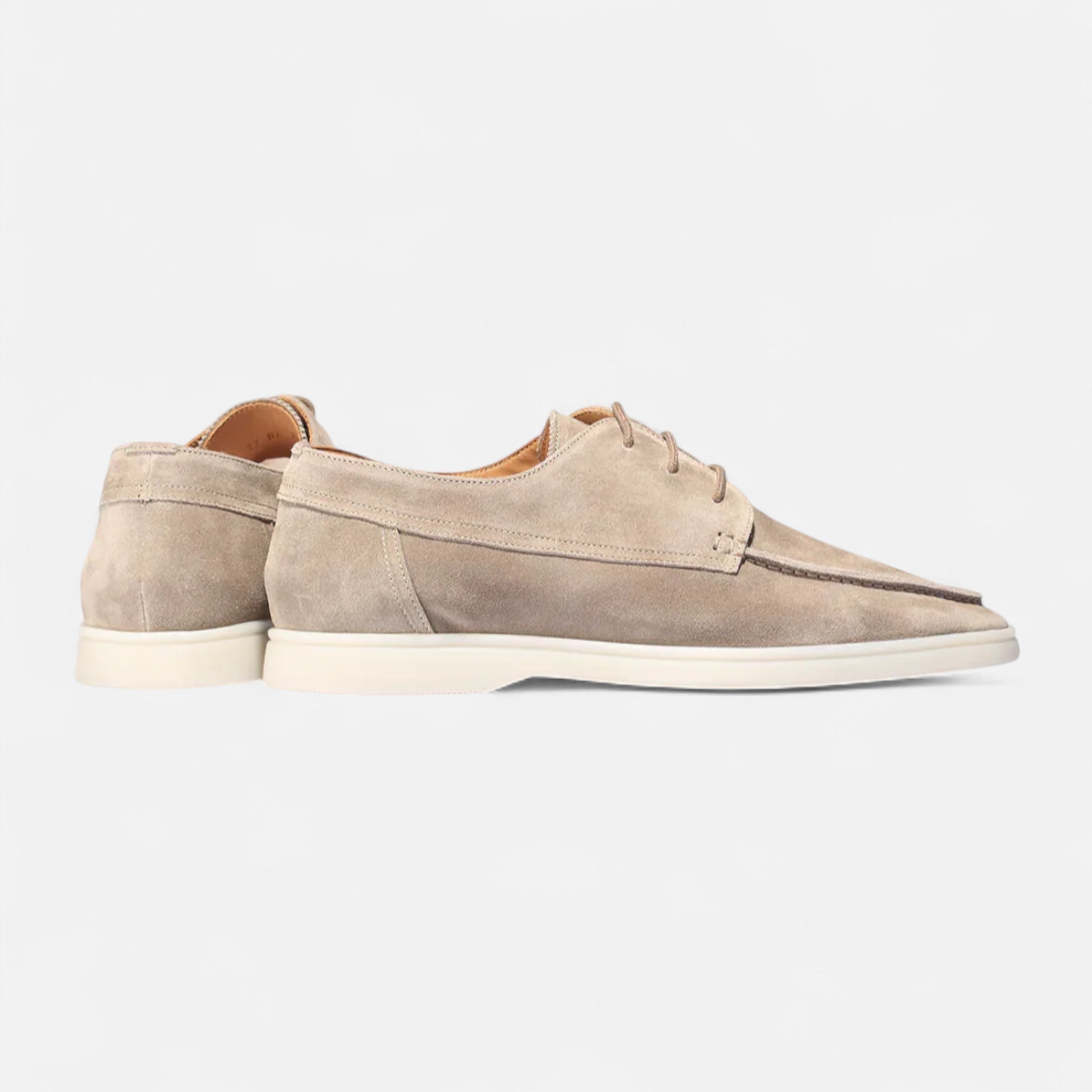 Belavoire | Men’s Suede Loafers with Laces Classic