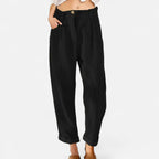 Belavoire | Women’s High-Waist Corduroy Trousers Classic