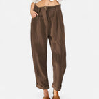 Belavoire | Women’s High-Waist Corduroy Trousers Classic