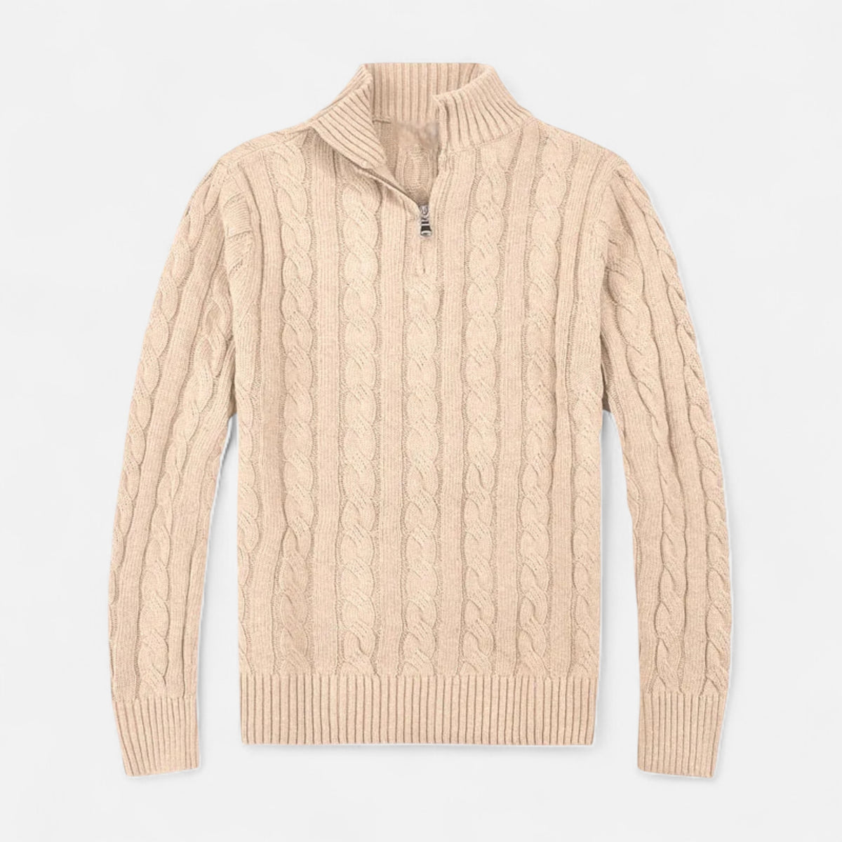 Belavoire | Men’s Half-Zip Cotton Sweater Classic